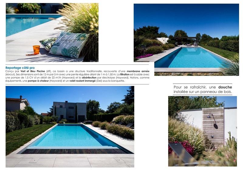 Magazine spécialisé dans la piscine, l'aménagement d'extérieurs