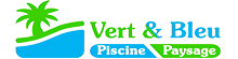 Logo Vert & Bleu Piscine Paysage